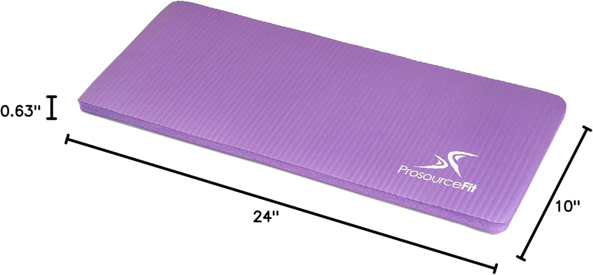 Extra Thick Yoga Knee Pad and Elbow Cushion 15mm (5/8”) Fits Standard Mats for Pain Free Joints in Yoga, Pilates, Floor Workouts