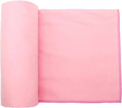2 Pack Hot Yoga Towel Non Slip Yoga Mat Towel Non-Slip Sweat Absorbent Microfiber Towel for Hot Yoga, Pilates and Workout 72" x 26.5", Purple & Blue/Purple & Green