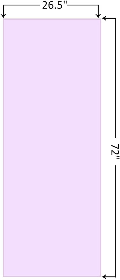 2 Pack Hot Yoga Towel Non Slip Yoga Mat Towel Non-Slip Sweat Absorbent Microfiber Towel for Hot Yoga, Pilates and Workout 72" x 26.5", Purple & Blue/Purple & Green