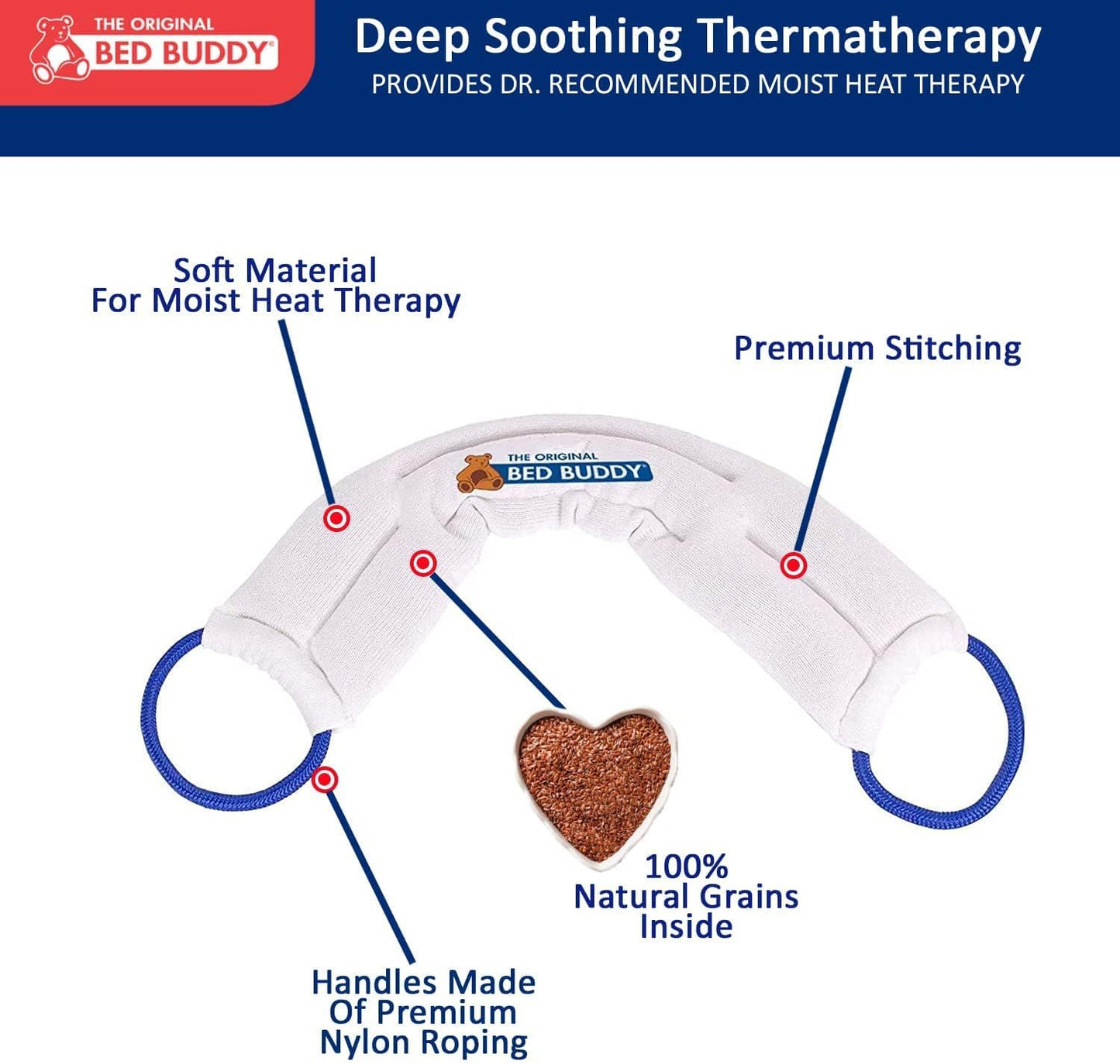 Carex Heat Pad And Cooling Neck Wrap - Microwave Heating Pad For Sore Muscles - Cold Wrap Pack For Aches and Pain