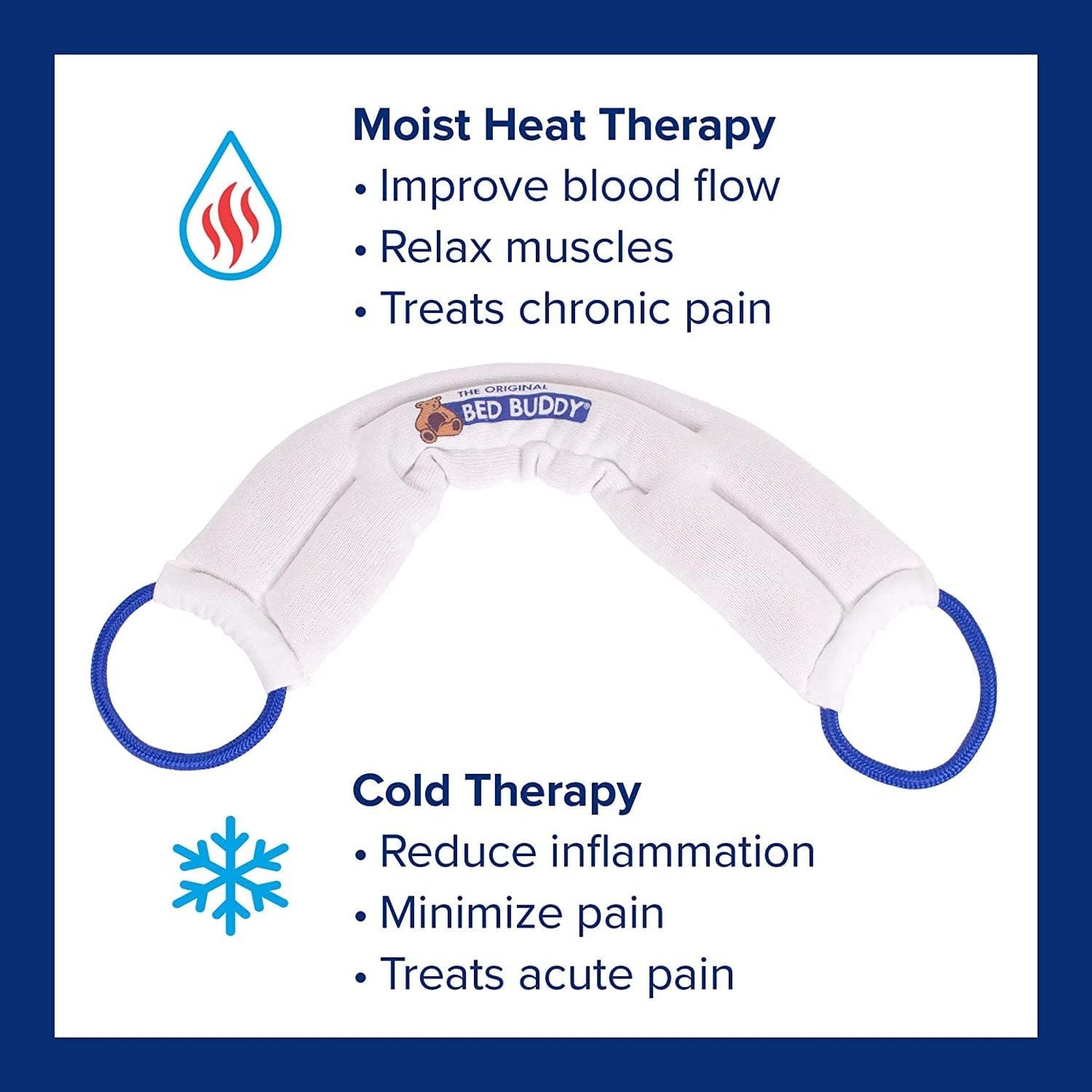 Carex Heat Pad And Cooling Neck Wrap - Microwave Heating Pad For Sore Muscles - Cold Wrap Pack For Aches and Pain