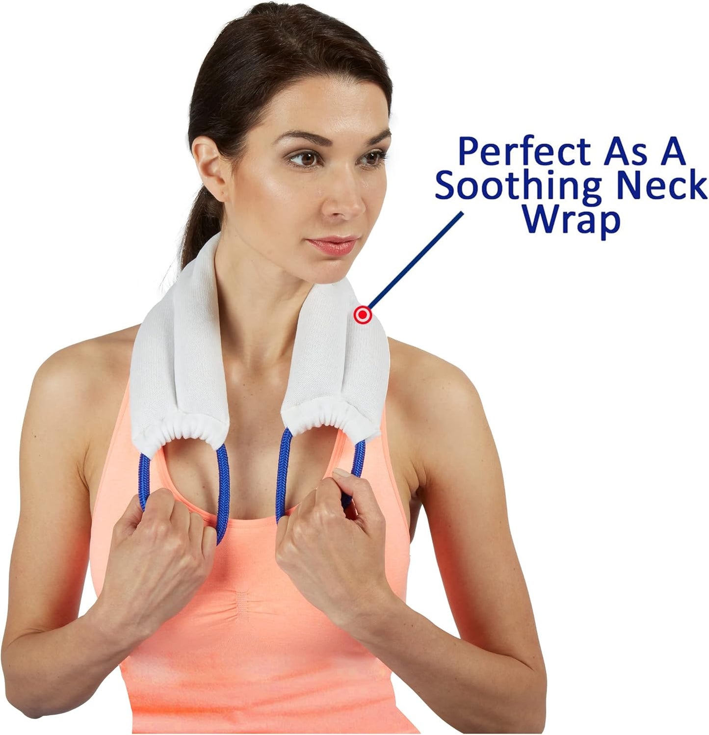 Carex Heat Pad And Cooling Neck Wrap - Microwave Heating Pad For Sore Muscles - Cold Wrap Pack For Aches and Pain