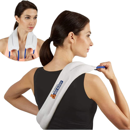 Carex Heat Pad And Cooling Neck Wrap - Microwave Heating Pad For Sore Muscles - Cold Wrap Pack For Aches and Pain