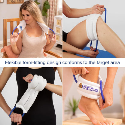 Carex Heat Pad And Cooling Neck Wrap - Microwave Heating Pad For Sore Muscles - Cold Wrap Pack For Aches and Pain