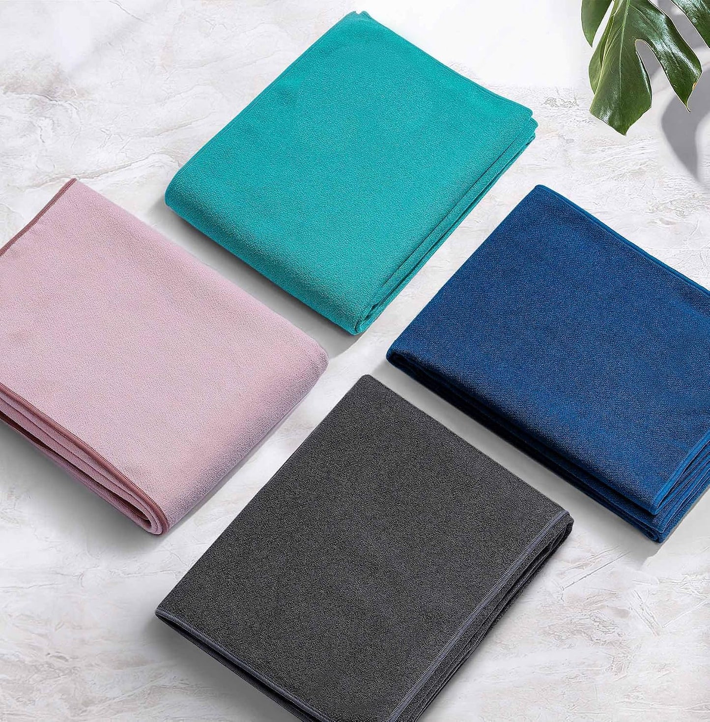 Yoga Mat Towel Non Slip for Hot Yoga Towel with Silicone Grip & Free Spray Bottle, 72"X26" Extra Large Microfiber Yoga Towel for Bikram, Pilates, Fitness
