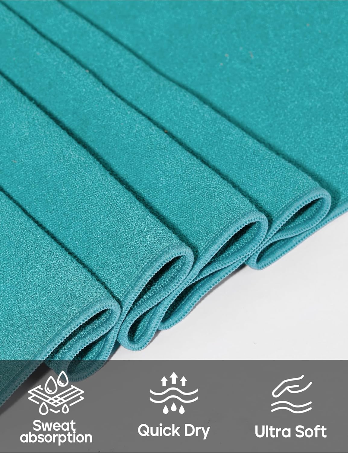 Yoga Mat Towel Non Slip for Hot Yoga Towel with Silicone Grip & Free Spray Bottle, 72"X26" Extra Large Microfiber Yoga Towel for Bikram, Pilates, Fitness