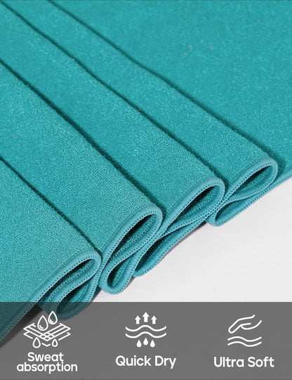 Yoga Mat Towel Non Slip for Hot Yoga Towel with Silicone Grip & Free Spray Bottle, 72"X26" Extra Large Microfiber Yoga Towel for Bikram, Pilates, Fitness