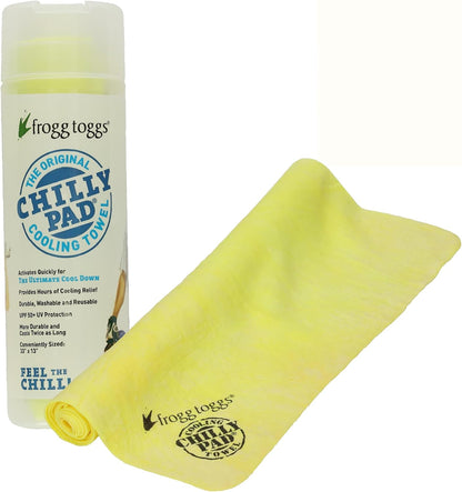 FROGG TOGGS Chilly Pad Cooling Towels for Face and Neck, 33"x13"
