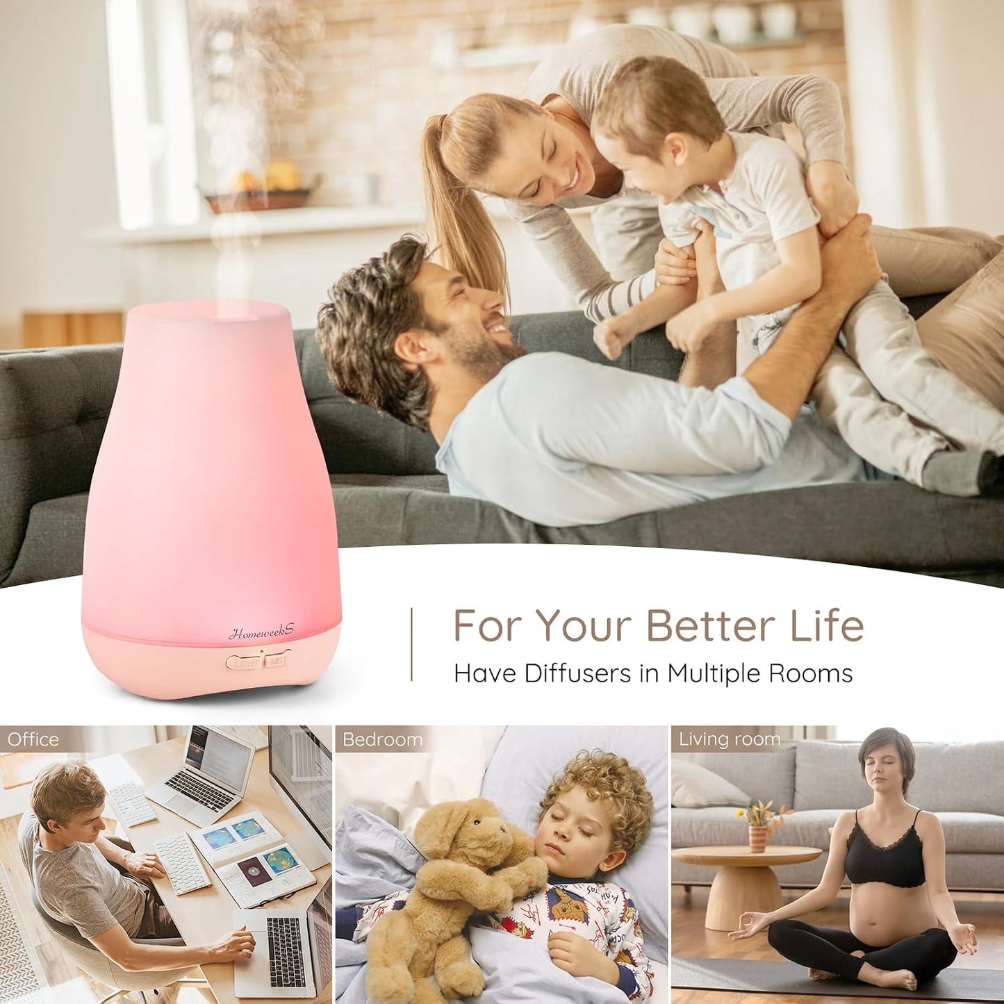 Essential Oil Diffuser for Room 100 ML 1 Pack