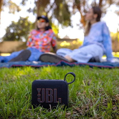Go 4 - Ultra-Portable, Waterproof and Dustproof Bluetooth Speaker, Big Pro Sound with Punchy bass, 7-Hour Built-in Battery, Made in Part with Recycled Materials (Purple)