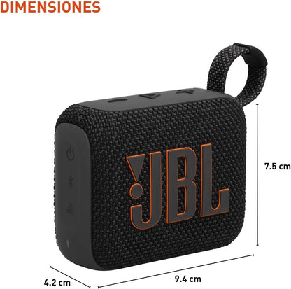 Go 4 - Ultra-Portable, Waterproof and Dustproof Bluetooth Speaker, Big Pro Sound with Punchy bass, 7-Hour Built-in Battery, Made in Part with Recycled Materials (Purple)