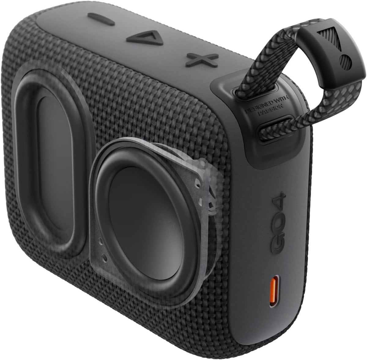Go 4 - Ultra-Portable, Waterproof and Dustproof Bluetooth Speaker, Big Pro Sound with Punchy bass, 7-Hour Built-in Battery, Made in Part with Recycled Materials (Purple)