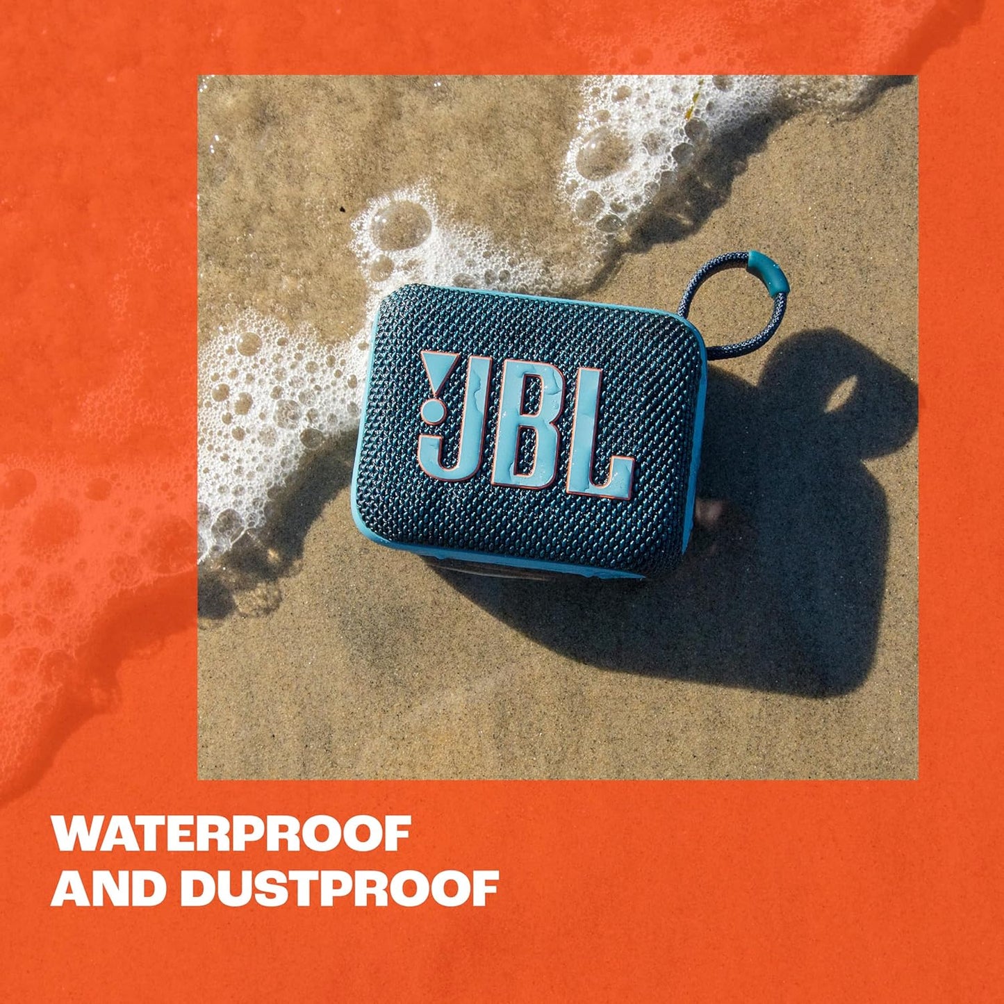 Go 4 - Ultra-Portable, Waterproof and Dustproof Bluetooth Speaker, Big Pro Sound with Punchy bass, 7-Hour Built-in Battery, Made in Part with Recycled Materials (Purple)