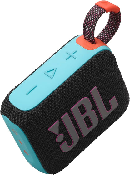 Go 4 - Ultra-Portable, Waterproof and Dustproof Bluetooth Speaker, Big Pro Sound with Punchy bass, 7-Hour Built-in Battery, Made in Part with Recycled Materials (Purple)