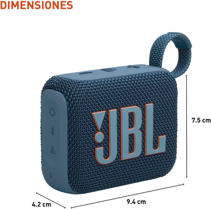 Go 4 - Ultra-Portable, Waterproof and Dustproof Bluetooth Speaker, Big Pro Sound with Punchy bass, 7-Hour Built-in Battery, Made in Part with Recycled Materials (Purple)