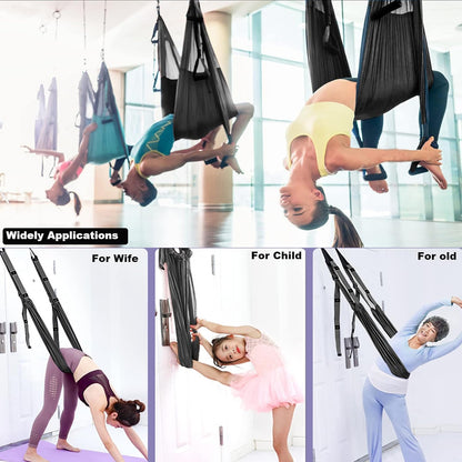 Leg Stretcher Strap, Backbend Training Belt with Door Anchor, Flexibility Trainer Stretching Equipment Assist Stretch Strap for Fitness Gymnastics Dance Aerial Yoga Ballet