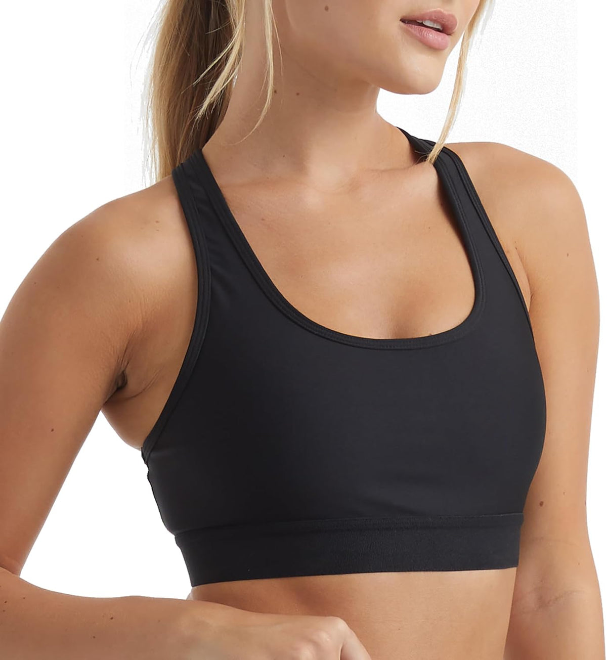 Womens Sport Compression Racerback Sports-Bra