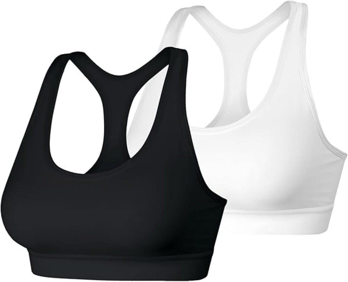 Womens Sport Compression Racerback Sports-Bra