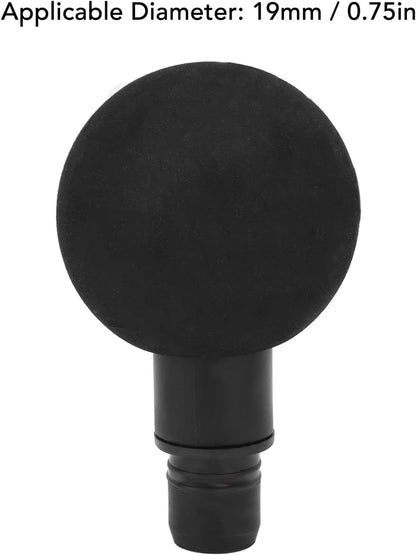 19mm Diameter Massager Heads Replacement for Massage, Replaceable Massager Play Salon Tools, Tissue Applicator Accessory (2in Small Ball Head)