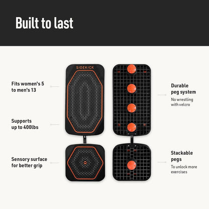 AxisBoard Balance Board for Foot & Ankle Rehab | PT Training System with Exercise Programs for Plantar Fasciitis, Achilles Pain & Ankle Sprains | App + Guide Included