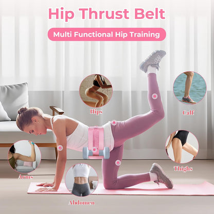 Pilates Ring Set for Home Workout -13'' Pilates Fitness Circle & Ball, Hip Thrust Belt, Resistance Bands, Grip Socks, Bag, Pilates Equipment Kit for Woman, Suitable for Full Body