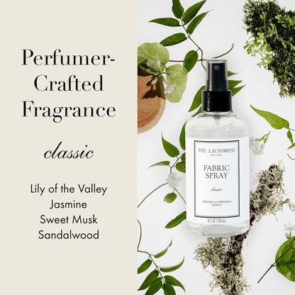 The Laundress Activewear Fabric Refresher Spray, 8 Oz, Marine Fragrance, Bright, Energetic, Odor Freshener for Performance Gear, Towels, Tote Bags, Sneakers & Yoga Mats, 48 Hours* Fragrance