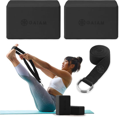 Yoga Block - Supportive Latex-Free Eva Foam - Soft Non-Slip Surface with Beveled Edges for Yoga, Pilates, Meditation