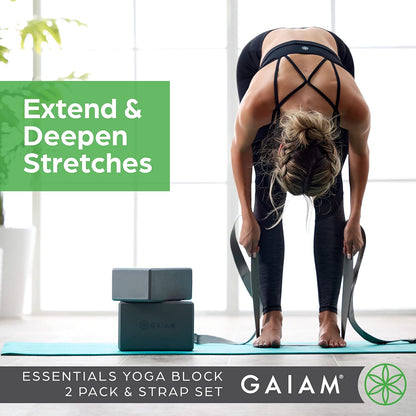 Yoga Block - Supportive Latex-Free Eva Foam - Soft Non-Slip Surface with Beveled Edges for Yoga, Pilates, Meditation