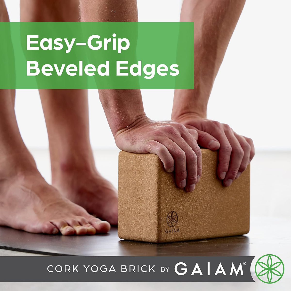 Yoga Block - Supportive Latex-Free Eva Foam - Soft Non-Slip Surface with Beveled Edges for Yoga, Pilates, Meditation