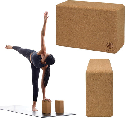 Yoga Block - Supportive Latex-Free Eva Foam - Soft Non-Slip Surface with Beveled Edges for Yoga, Pilates, Meditation