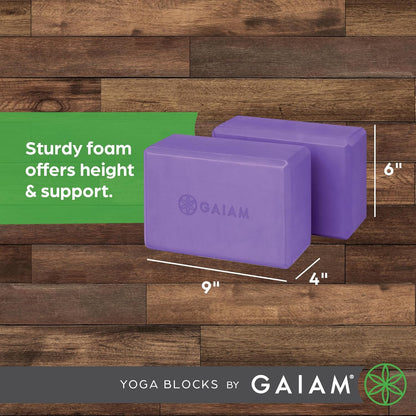 Yoga Block - Supportive Latex-Free Eva Foam - Soft Non-Slip Surface with Beveled Edges for Yoga, Pilates, Meditation