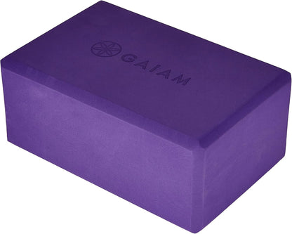 Yoga Block - Supportive Latex-Free Eva Foam - Soft Non-Slip Surface with Beveled Edges for Yoga, Pilates, Meditation