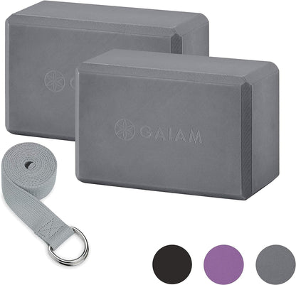Yoga Block - Supportive Latex-Free Eva Foam - Soft Non-Slip Surface with Beveled Edges for Yoga, Pilates, Meditation