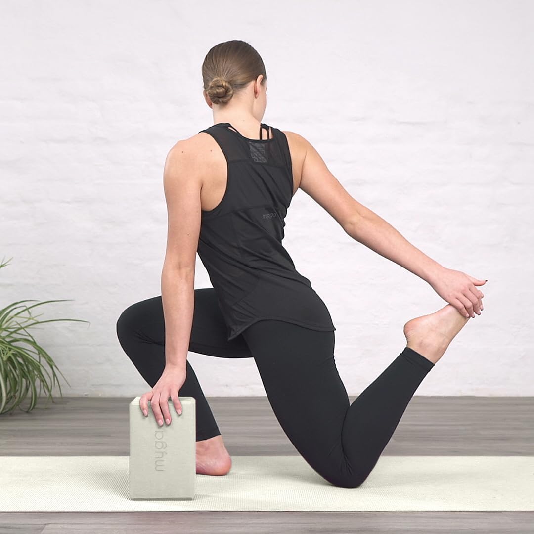 Yoga Block,Lightweight EVA Foam Yoga Brick,High Density Non-Slip Block for Yoga Poses, Pilates, Balance and Flexibility