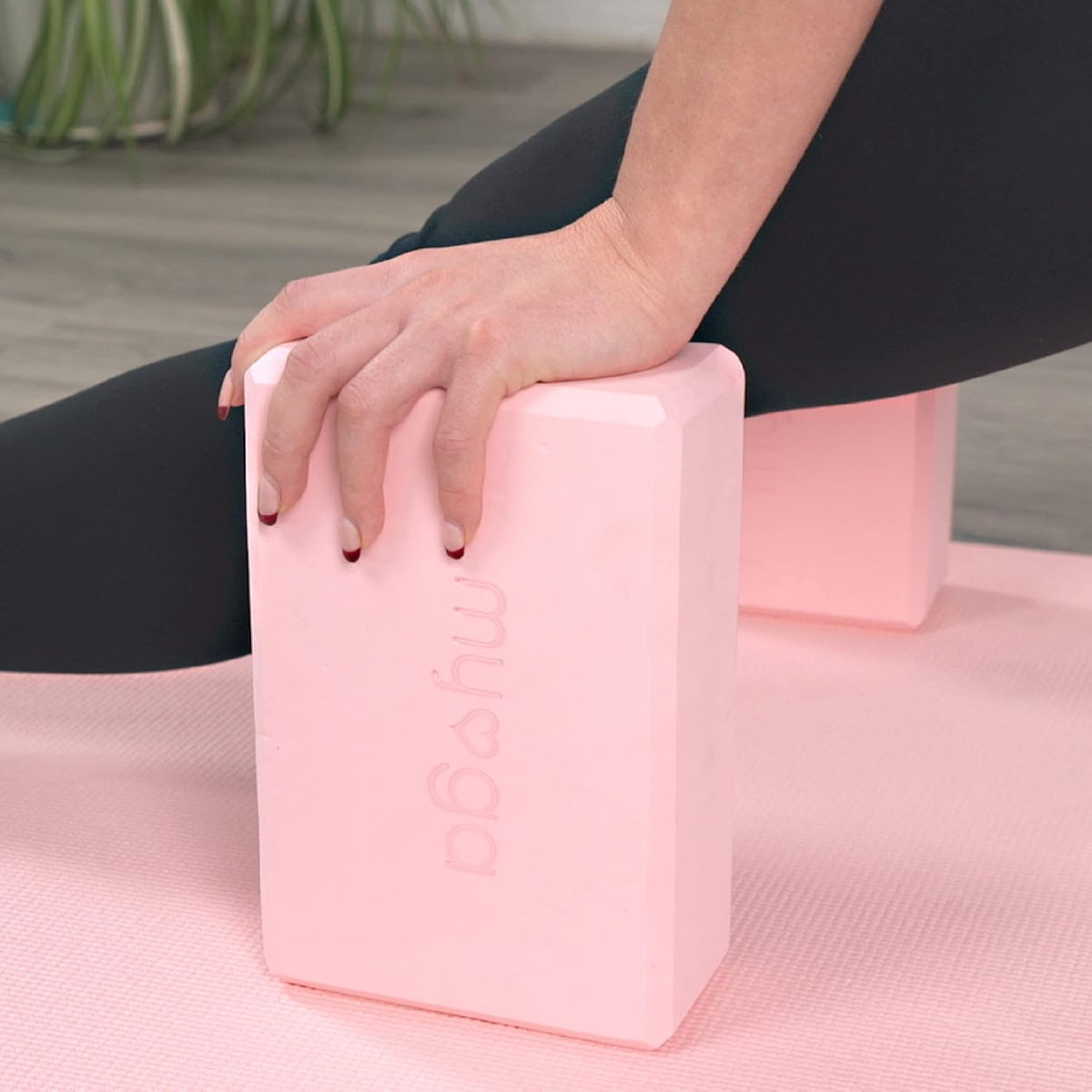 Yoga Block,Lightweight EVA Foam Yoga Brick,High Density Non-Slip Block for Yoga Poses, Pilates, Balance and Flexibility