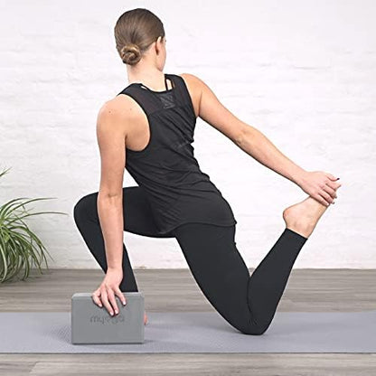 Yoga Block,Lightweight EVA Foam Yoga Brick,High Density Non-Slip Block for Yoga Poses, Pilates, Balance and Flexibility