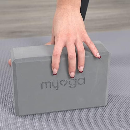 Yoga Block,Lightweight EVA Foam Yoga Brick,High Density Non-Slip Block for Yoga Poses, Pilates, Balance and Flexibility