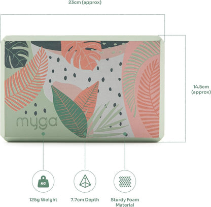 Yoga Block,Lightweight EVA Foam Yoga Brick,High Density Non-Slip Block for Yoga Poses, Pilates, Balance and Flexibility