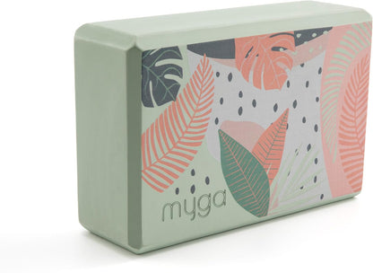 Yoga Block,Lightweight EVA Foam Yoga Brick,High Density Non-Slip Block for Yoga Poses, Pilates, Balance and Flexibility