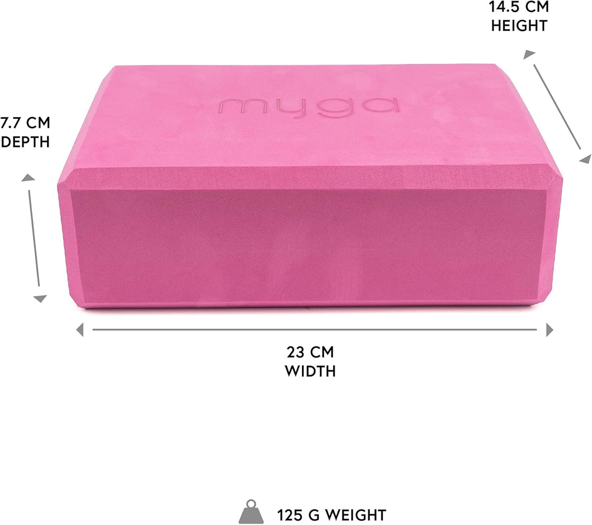 Yoga Block,Lightweight EVA Foam Yoga Brick,High Density Non-Slip Block for Yoga Poses, Pilates, Balance and Flexibility