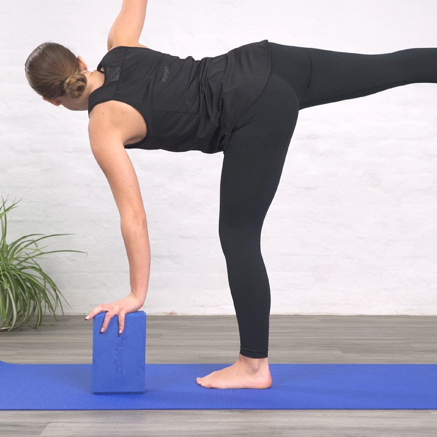 Yoga Block,Lightweight EVA Foam Yoga Brick,High Density Non-Slip Block for Yoga Poses, Pilates, Balance and Flexibility