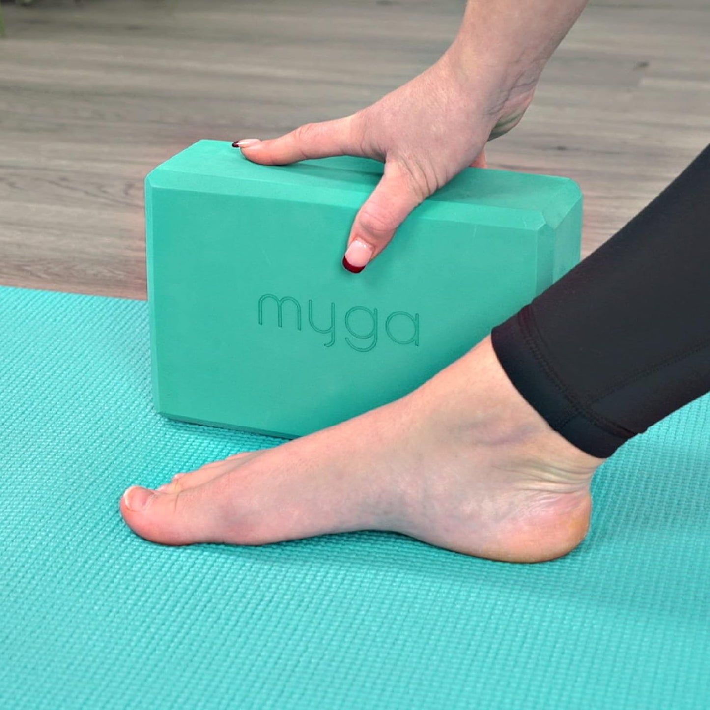 Yoga Block,Lightweight EVA Foam Yoga Brick,High Density Non-Slip Block for Yoga Poses, Pilates, Balance and Flexibility