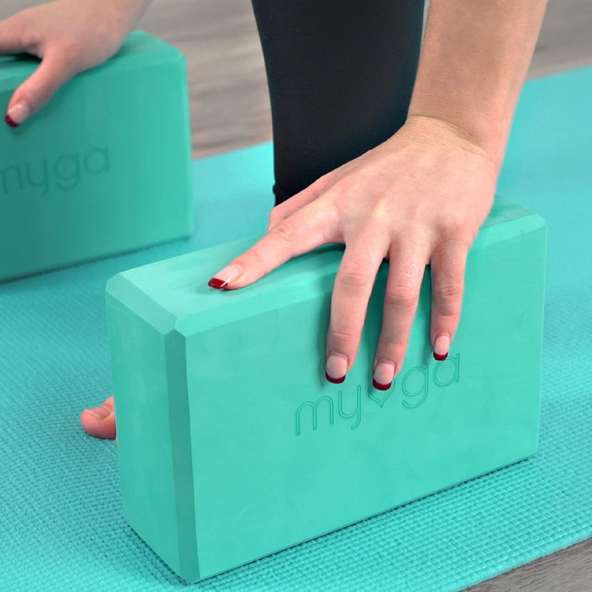 Yoga Block,Lightweight EVA Foam Yoga Brick,High Density Non-Slip Block for Yoga Poses, Pilates, Balance and Flexibility