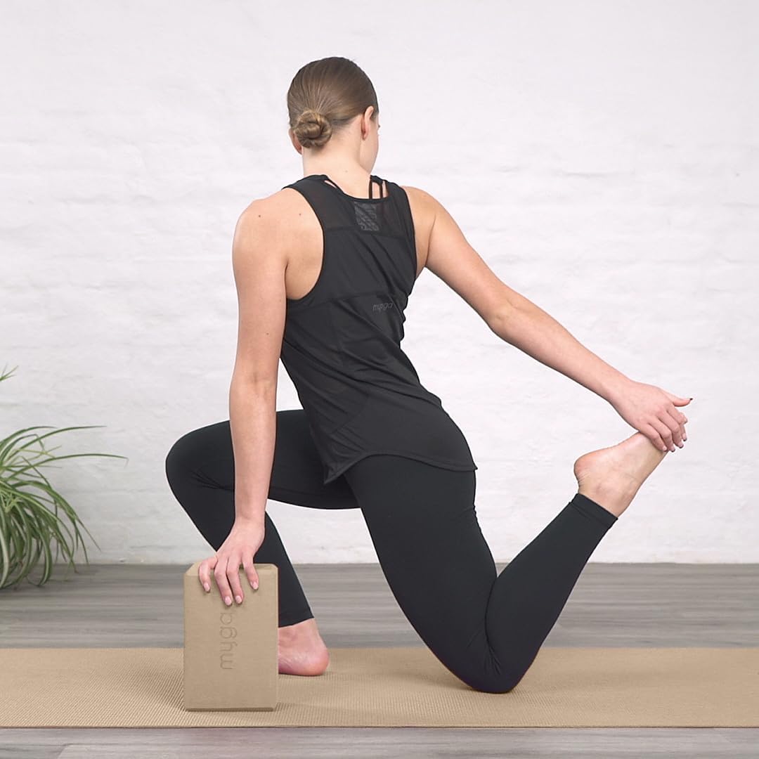 Yoga Block,Lightweight EVA Foam Yoga Brick,High Density Non-Slip Block for Yoga Poses, Pilates, Balance and Flexibility