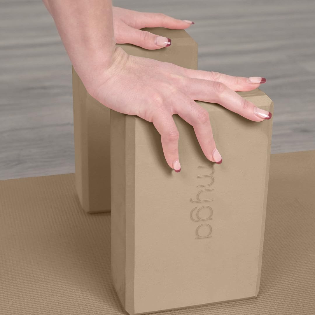 Yoga Block,Lightweight EVA Foam Yoga Brick,High Density Non-Slip Block for Yoga Poses, Pilates, Balance and Flexibility