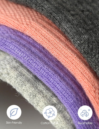 Grip Socks for Women Men Pilates Grip Socks Non Slip Yoga Sock with Grips for Barre Barefoot Hospital Grippy Sock