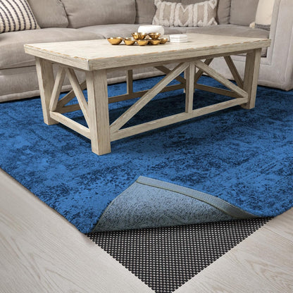 3x5 Ft Rug Pad Gripper for Hardwood Floors, Non Slip Rug Pads for Area Rugs, Thick Dark Grey Rug Grippers for Tile Floors, Under Carpet Anti Skid Mat, Keep Your Rugs Safe and in Place