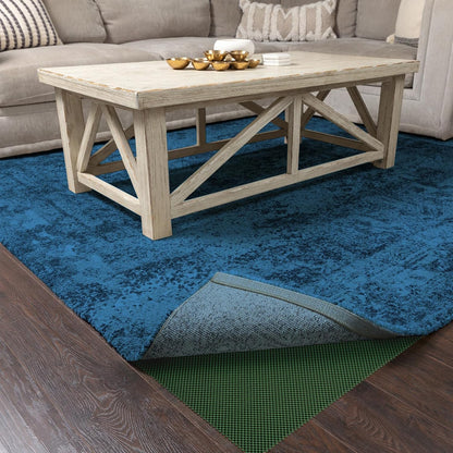 3x5 Ft Rug Pad Gripper for Hardwood Floors, Non Slip Rug Pads for Area Rugs, Thick Dark Grey Rug Grippers for Tile Floors, Under Carpet Anti Skid Mat, Keep Your Rugs Safe and in Place