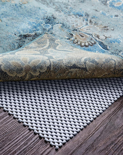 3x5 Ft Rug Pad Gripper for Hardwood Floors, Non Slip Rug Pads for Area Rugs, Thick Dark Grey Rug Grippers for Tile Floors, Under Carpet Anti Skid Mat, Keep Your Rugs Safe and in Place