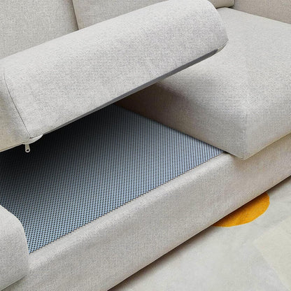 3x5 Ft Rug Pad Gripper for Hardwood Floors, Non Slip Rug Pads for Area Rugs, Thick Dark Grey Rug Grippers for Tile Floors, Under Carpet Anti Skid Mat, Keep Your Rugs Safe and in Place